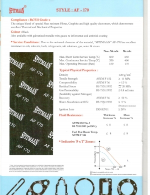  - COMPRESSED FIBRE JOINTINGS
