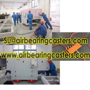  - Air bearing casters durable and safe working