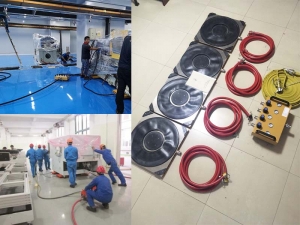 - Air bearing and casters details with manual instruction