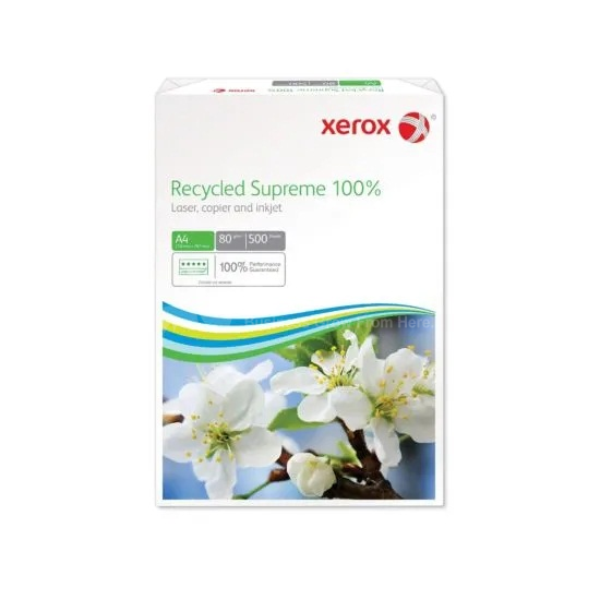  - Xerox A4 80 gsm recycled supreme office paper/copy paper